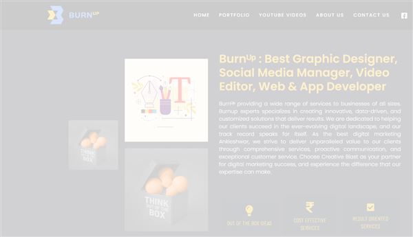 Burnup - BurnupTech Graphic Designer, Social Media, Video Editor, Web Devloper. Best Graphic Designer In Ankleshwar.